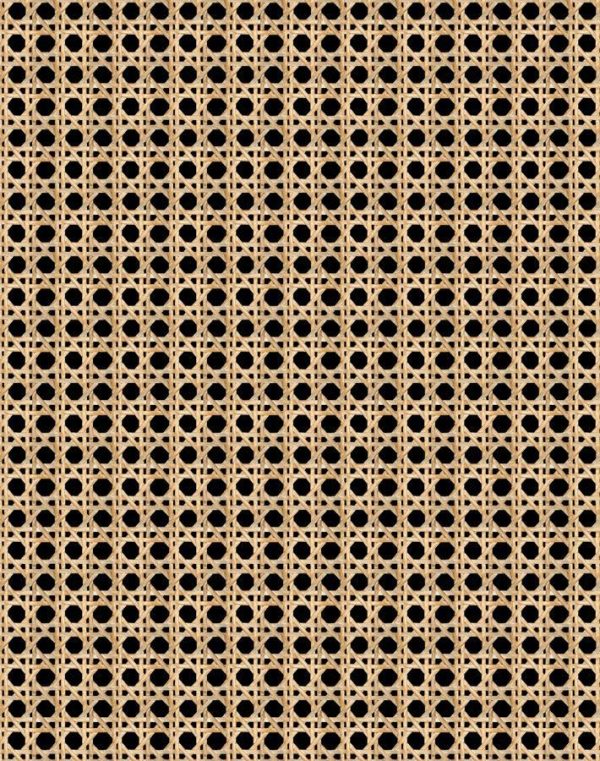 Faux Caning  Wallpaper by Wallshoppe - Onyx Sale