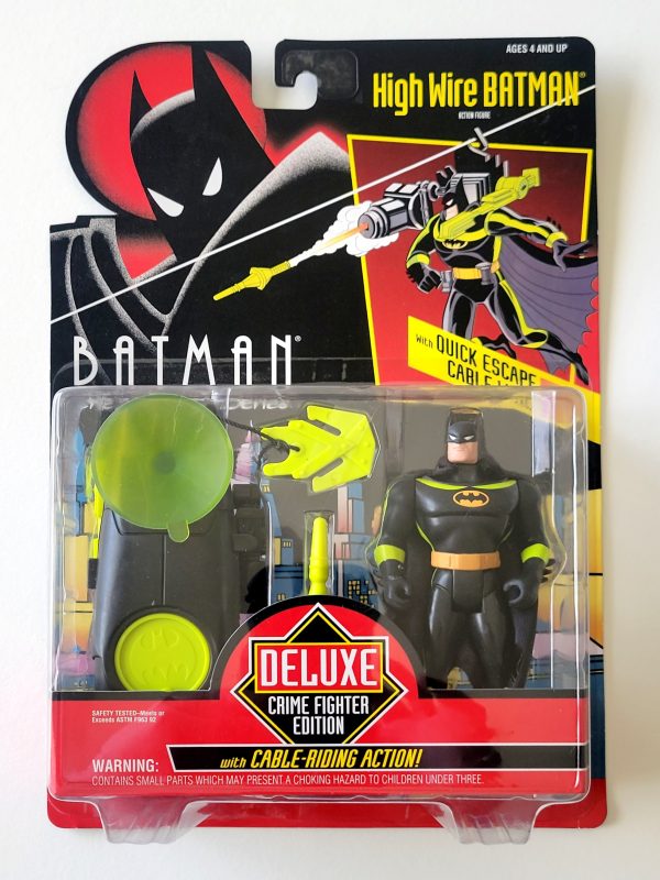 Batman: The Animated Series Deluxe Crime Fighter Edition High Wire Batman 4.5-Inch Action Figure For Cheap