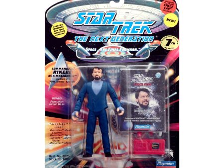 Star Trek: The Next Generation Commander Riker as a Malcorian 4.5-Inch Action Figure Online Sale