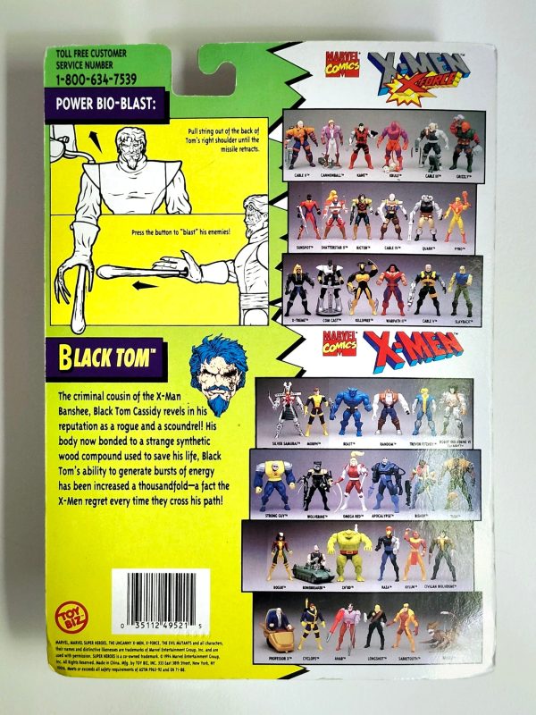 X-Men X-Force Black Tom Action Figure For Discount