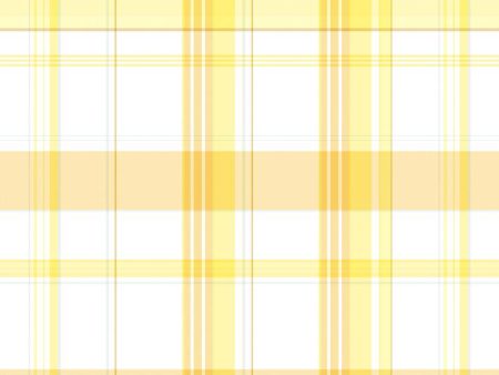 Sofia Plaid  Wallpaper by Wallshoppe - Yellow Online now