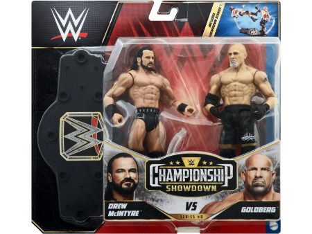 WWE Championship Showdown Series #8 Drew McIntyre vs Goldberg Action Figure 2-Pack Online