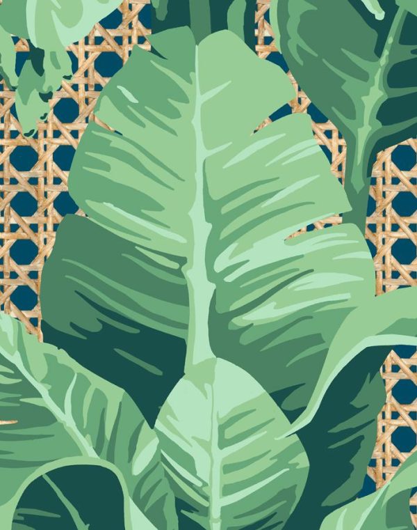 Sunnylands Palm  Wallpaper by Nathan Turner - Indigo Supply