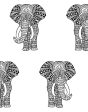 Raja The Elephant  Wallpaper by Wallshoppe - Onyx Online now