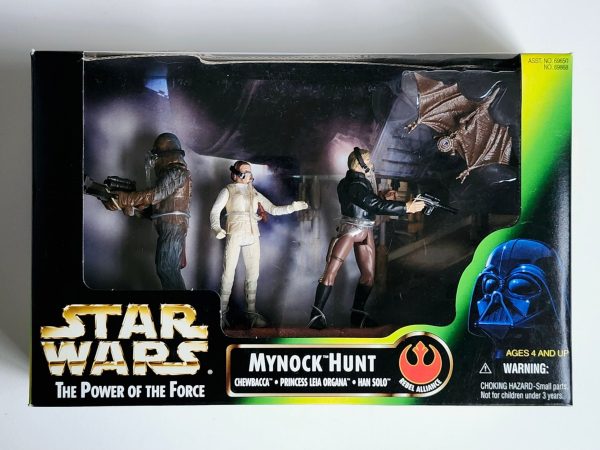 Star Wars: Power of the Force Mynock Hunt 3.75-Inch Action Figure Set (Chewbacca, Princess Leia Organa, Han Solo) Supply