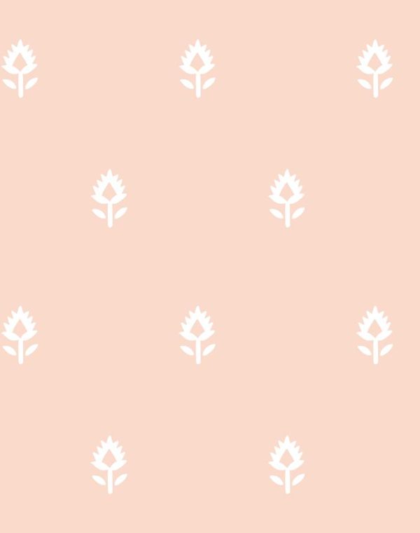 Block Print  Wallpaper by Sugar Paper - Pink Discount