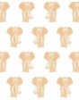 Raja The Elephant  Wallpaper by Wallshoppe - Pushpop on Sale