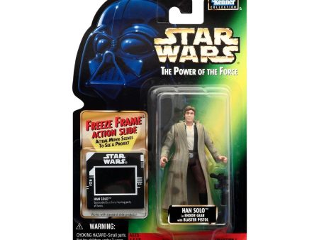 Star Wars: Power of the Force Freeze Frame Han Solo in Endor Gear 3.75-Inch Action Figure Sale