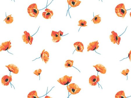 Poppy  Wallpaper by Nathan Turner - White Online Sale