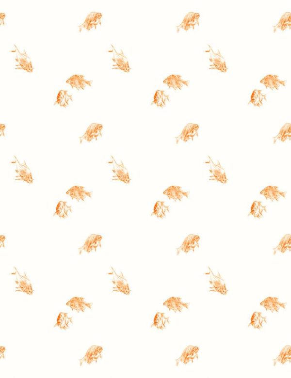 Goldfish  Wallpaper by Nathan Turner - White Cheap