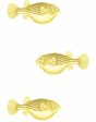 Blowfish  Wallpaper by Wallshoppe - Yellow Fashion