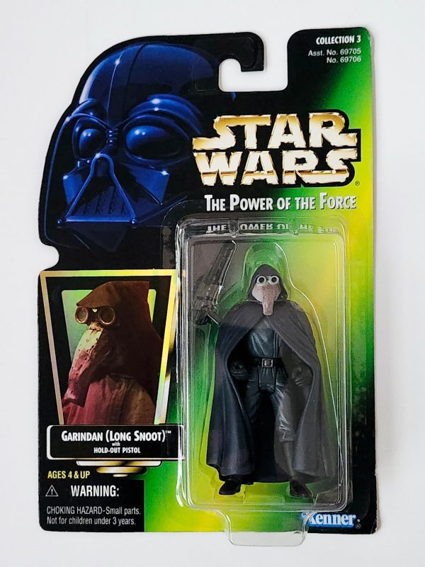 Star Wars: Power of the Force Garindan (Long Snoot) (Hologram Card) 3.75-Inch Action Figure For Discount