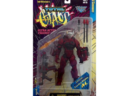 Al Simmons Action Figure (Red Armor) from Todd McFarlane s Total Chaos Cheap