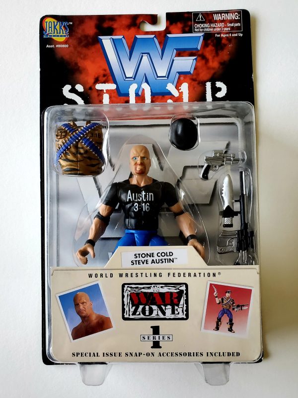 WWF S.T.O.M.P. Stone Cold Steve Austin Action Figure For Cheap