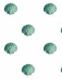 Seashell  Wallpaper by Wallshoppe - Green For Discount