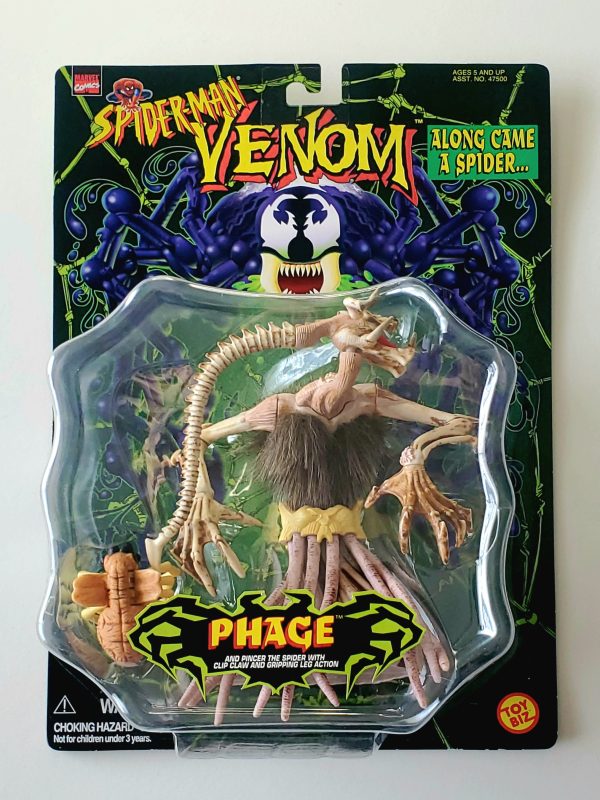 Spider-Man Venom: Along Came A Spider... Phage Action Figure For Discount