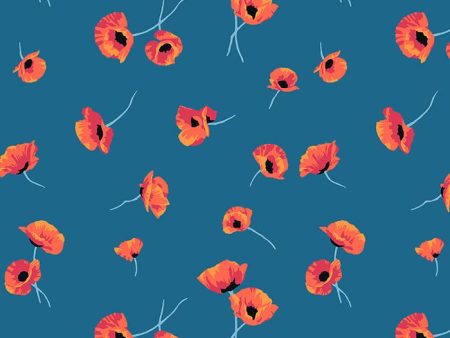 Poppy  Wallpaper by Nathan Turner - Cadet Fashion