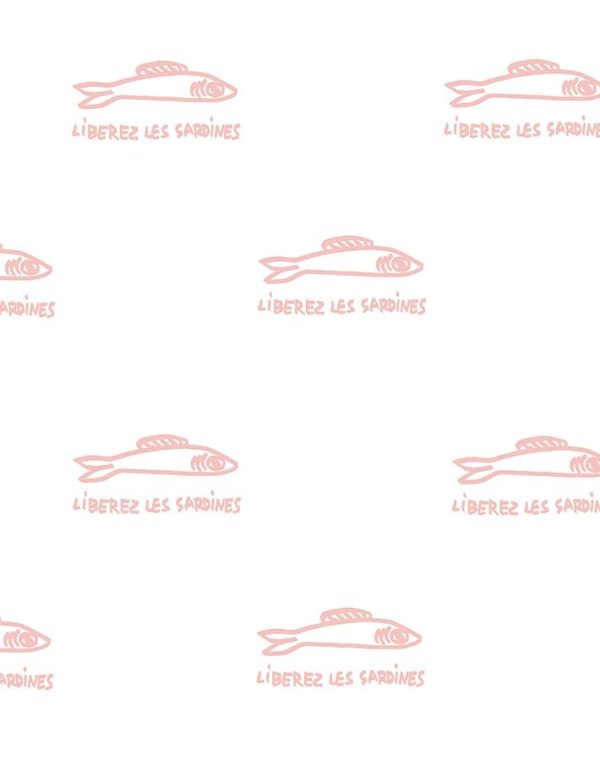 Sardines  Wallpaper by Clare V. - Pink Online Hot Sale