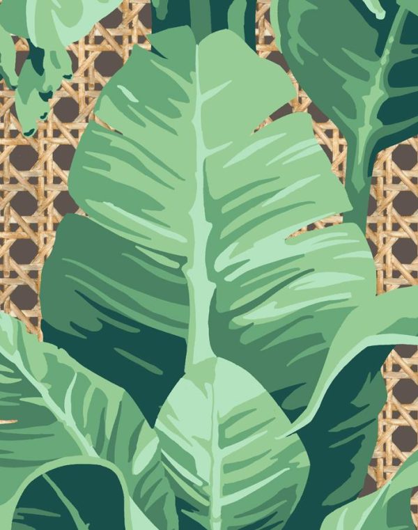 Sunnylands Palm  Wallpaper by Nathan Turner - Chocolate Hot on Sale