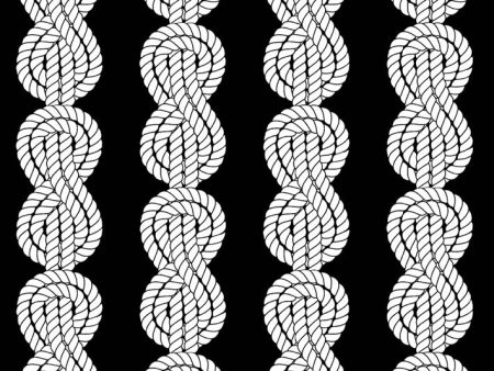 Sailor Knot  Wallpaper by Wallshoppe - Onyx Sale