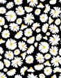 Pop Daisy  Wallpaper by Wallshoppe - Onyx on Sale