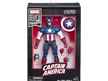 Marvel Legends 80th Anniversary Captain America Exclusive 6-Inch Action Figure Sale