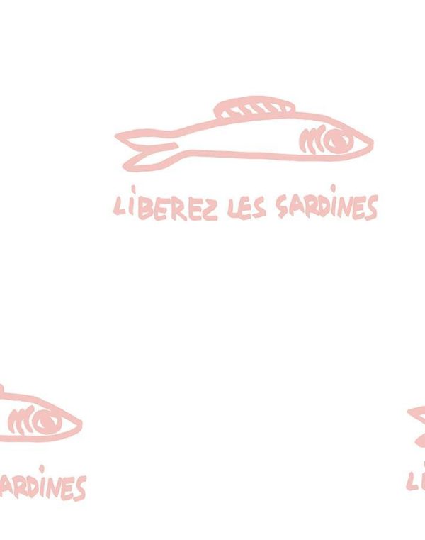 Sardines  Wallpaper by Clare V. - Pink Online Hot Sale