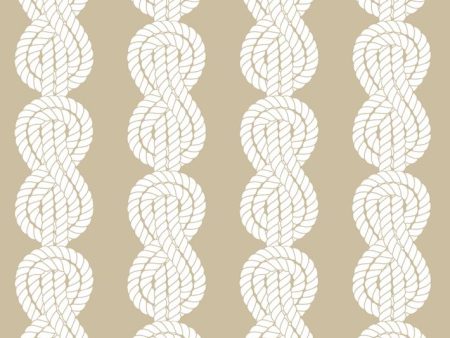 Sailor Knot  Wallpaper by Wallshoppe - Burlap Online Hot Sale