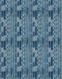 Small Madison Stripe  Wallpaper by Chris Benz - Blue Sale