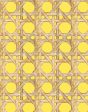 Faux Caning  Wallpaper by Wallshoppe - Daffodil Online Sale