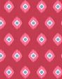 Tangier Medallion  Wallpaper by Wallshoppe - Red For Sale