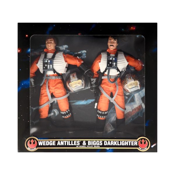 Star Wars Action Collection Wedge Antilles & Biggs Darklighter in Rebel Pilot Gear 12-Inch Action Figures Cheap