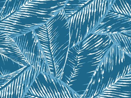 Best Fronds  Wallpaper by Wallshoppe - Cadet Blue Online