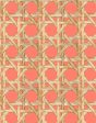 Faux Caning  Wallpaper by Wallshoppe - Watermelon Online now