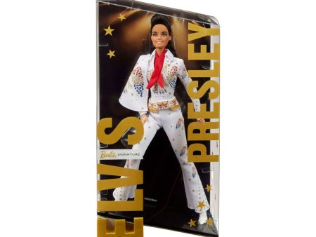 Barbie Signature Collection Barbie as Elvis Presley In “American Eagle” Jumpsuit 11.5-Inch Doll Discount