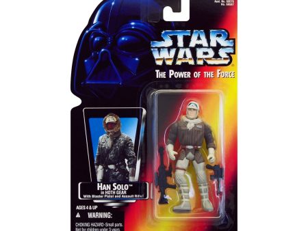 Star Wars: Power of the Force Han Solo in Hoth Gear (Red Card) 3.75-Inch Action Figure For Sale