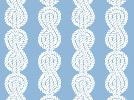 Sailor Knot  Wallpaper by Wallshoppe - Denim For Cheap