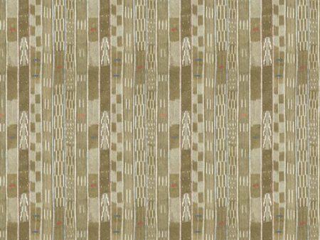 Small Madison Stripe  Wallpaper by Chris Benz - Tan For Discount