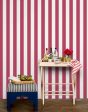 Candy Stripe  Wallpaper by Wallshoppe - Rose Online Hot Sale