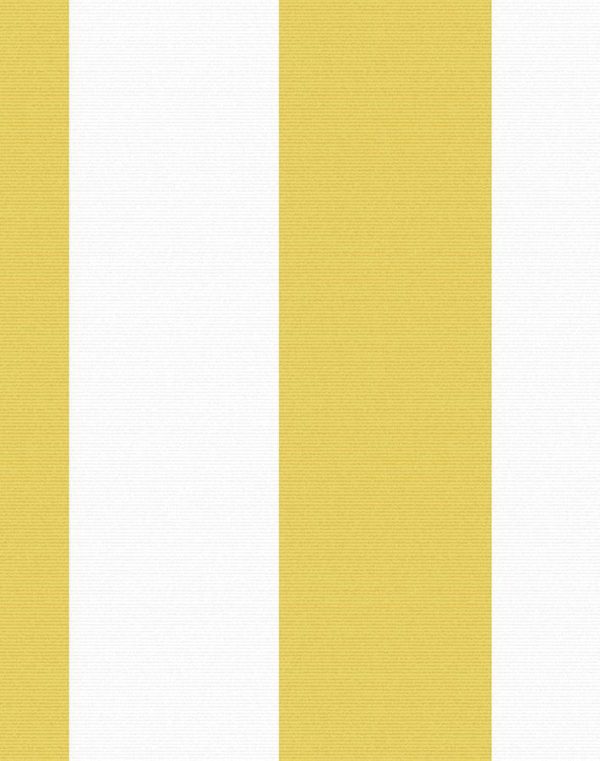 Candy Stripe  Wallpaper by Wallshoppe - Yellow on Sale