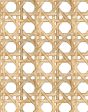 Faux Caning  Wallpaper by Wallshoppe - Wicker For Cheap