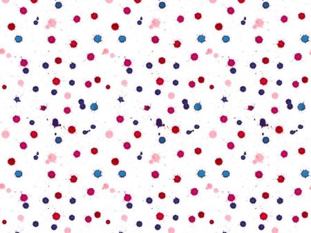 Splattered  Wallpaper by Nathan Turner - Cobalt   Pink Online now