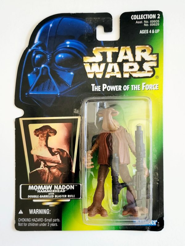 Star Wars: Power of the Force Momaw Nadon  Hammerhead  (Hologram Card) 3.75-Inch Action Figure For Sale