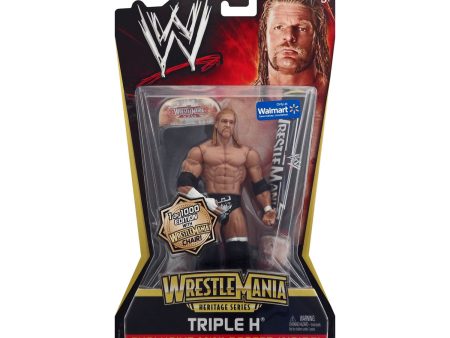 WWE WrestleMania Heritage Series Triple H with WrestleMania Chair Action Figure (1 of 1000) Fashion