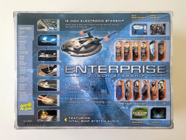 Star Trek: Enterprise Battle Damaged Starship Enterprise NX-01 12-Inch Electronic Starship Fashion