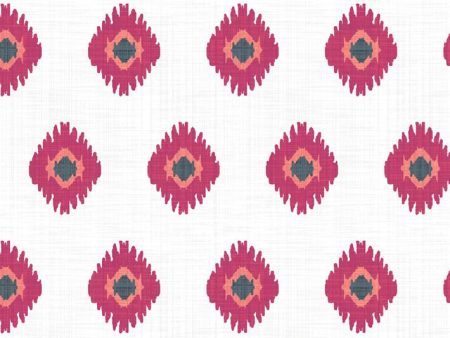 Tangier Medallion  Wallpaper by Wallshoppe - Rose Fashion