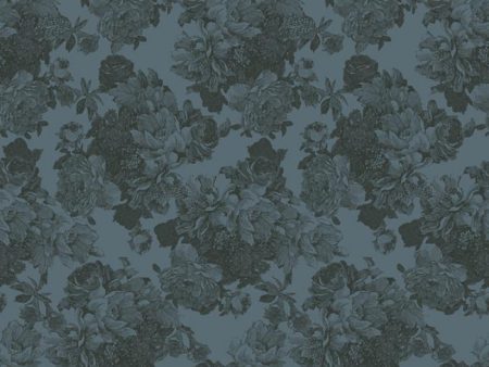 Barbara Ann  Wallpaper by Wallshoppe - Dior Gray Fashion