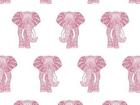 Raja The Elephant  Wallpaper by Wallshoppe - Rose For Sale