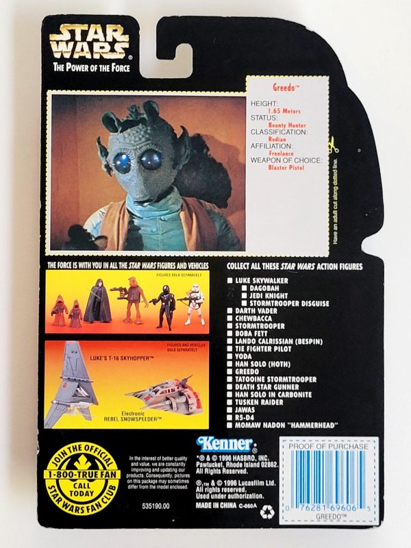 Star Wars: Power of the Force Greedo (Red Card) 3.75-Inch Action Figure Sale