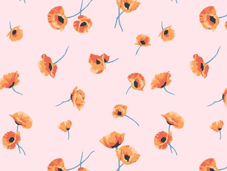 Poppy  Wallpaper by Nathan Turner - Blush Sale